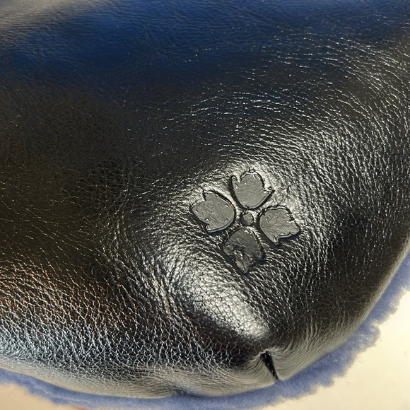 PATRICIA NASH BLUE/BLACK TRNCHI BELT BAG SHERPA AND LEATHER BAG - Picture 3 of 10